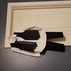 4 piece tie dress suit set